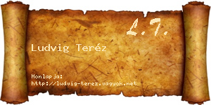 Ludvig Teréz névjegykártya